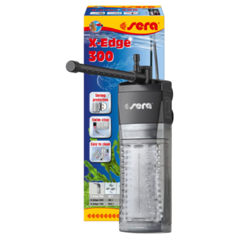 Sera X-Edge 300 Filtr Wewnętrzny Narożny do Akwarium do 100l 4,2W.jpg